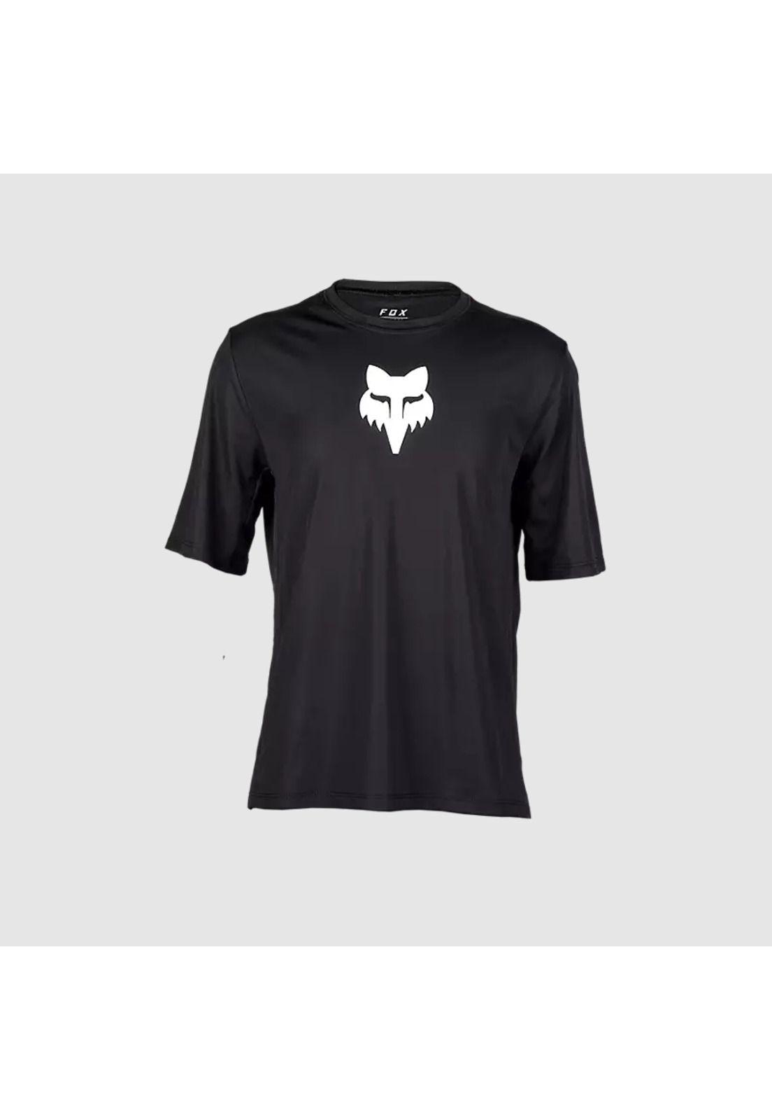 Polera Bicicleta Niño Ranger Negro/Blanco Fox-0