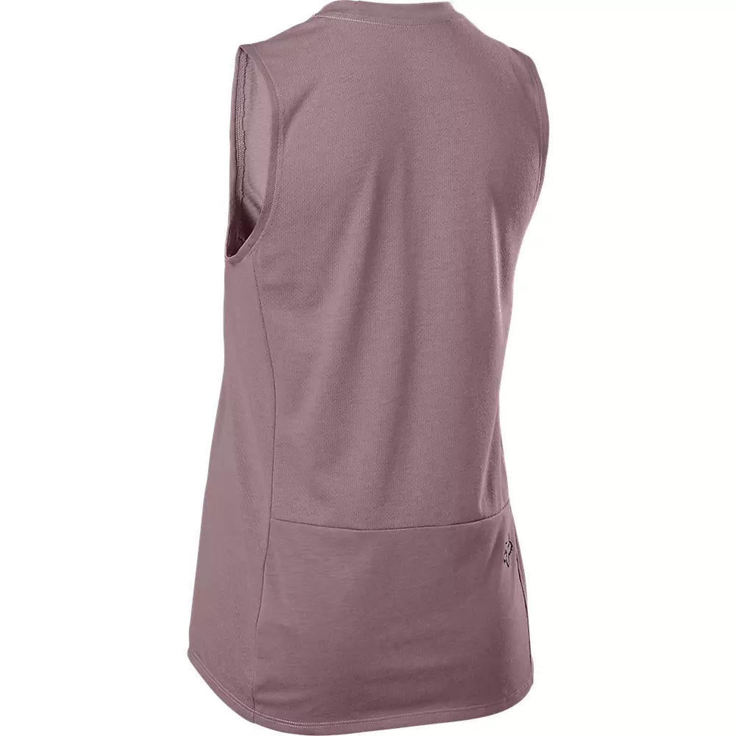 Polera Bicicleta Mujer Ranger Drirelease® Sin Mangas Morado Fox-2
