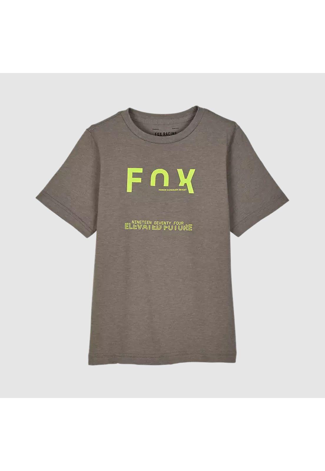 Polera Lifestyle Niño Intrude Premium Gris Fox-2