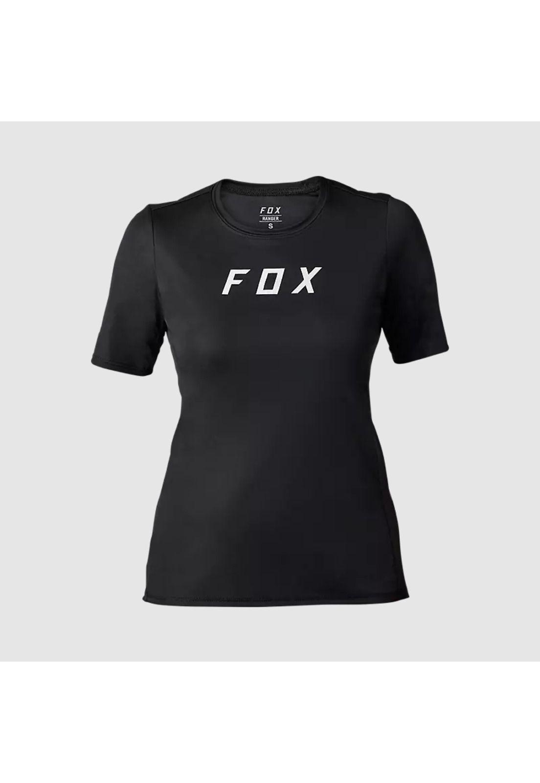 Polera Bicicleta Mujer Ranger Moth Negro Fox-0