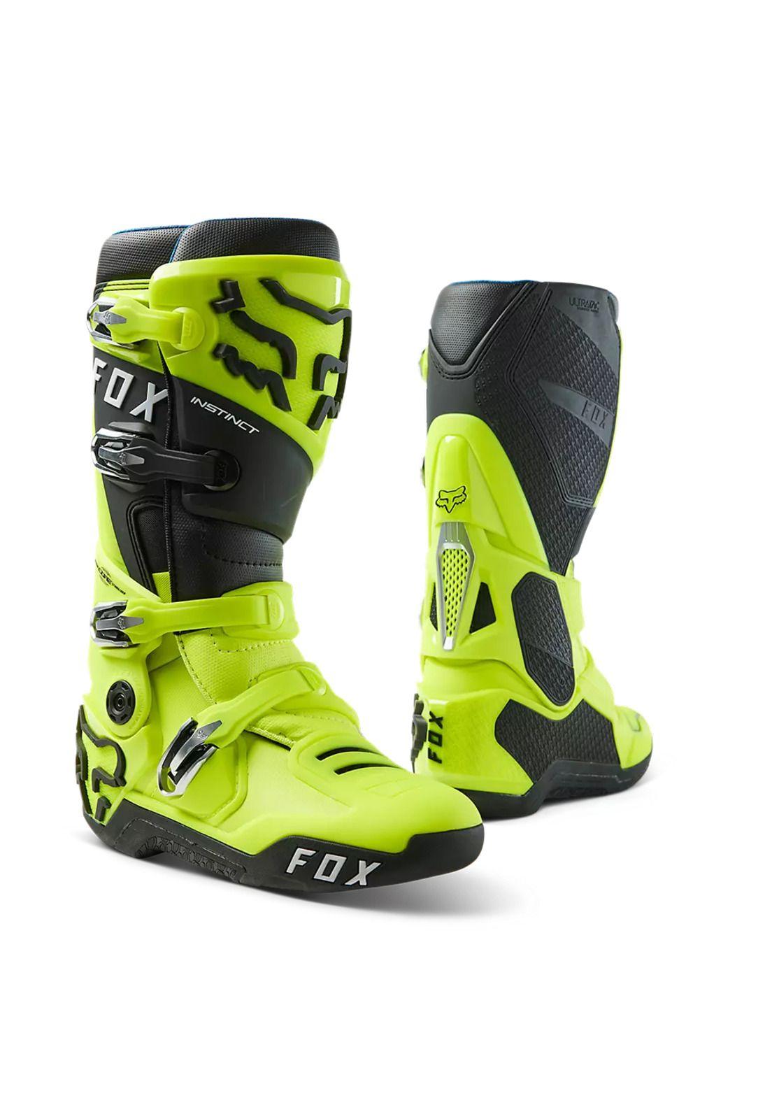 Botas Moto Instinct Amarillo Fox-0