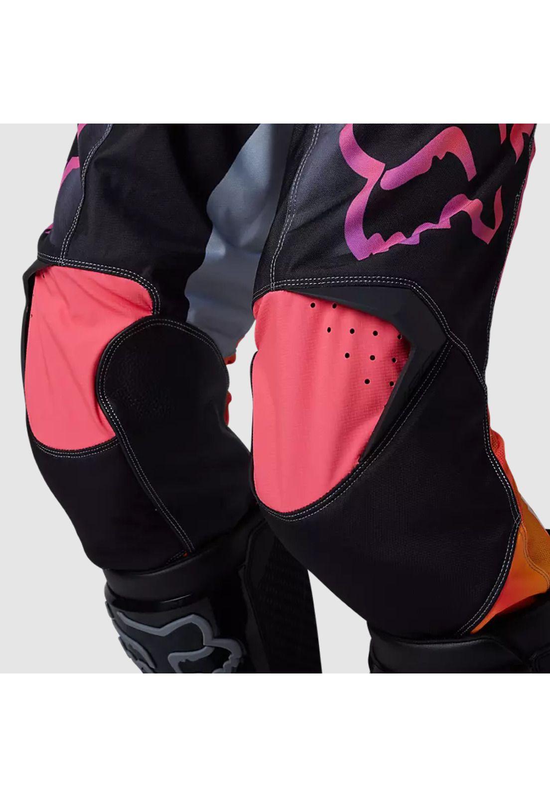 Pantalon Moto 180 Statk Gris/Negro/Rosado Fox-4