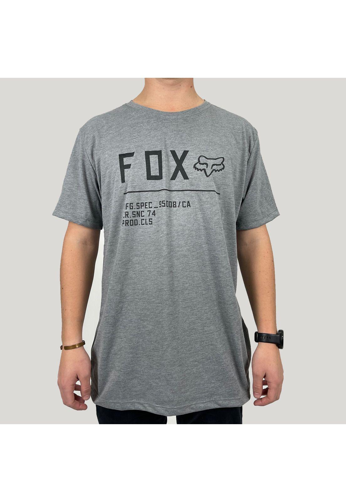 Polera Lifestyle Basic Gris Fox-0