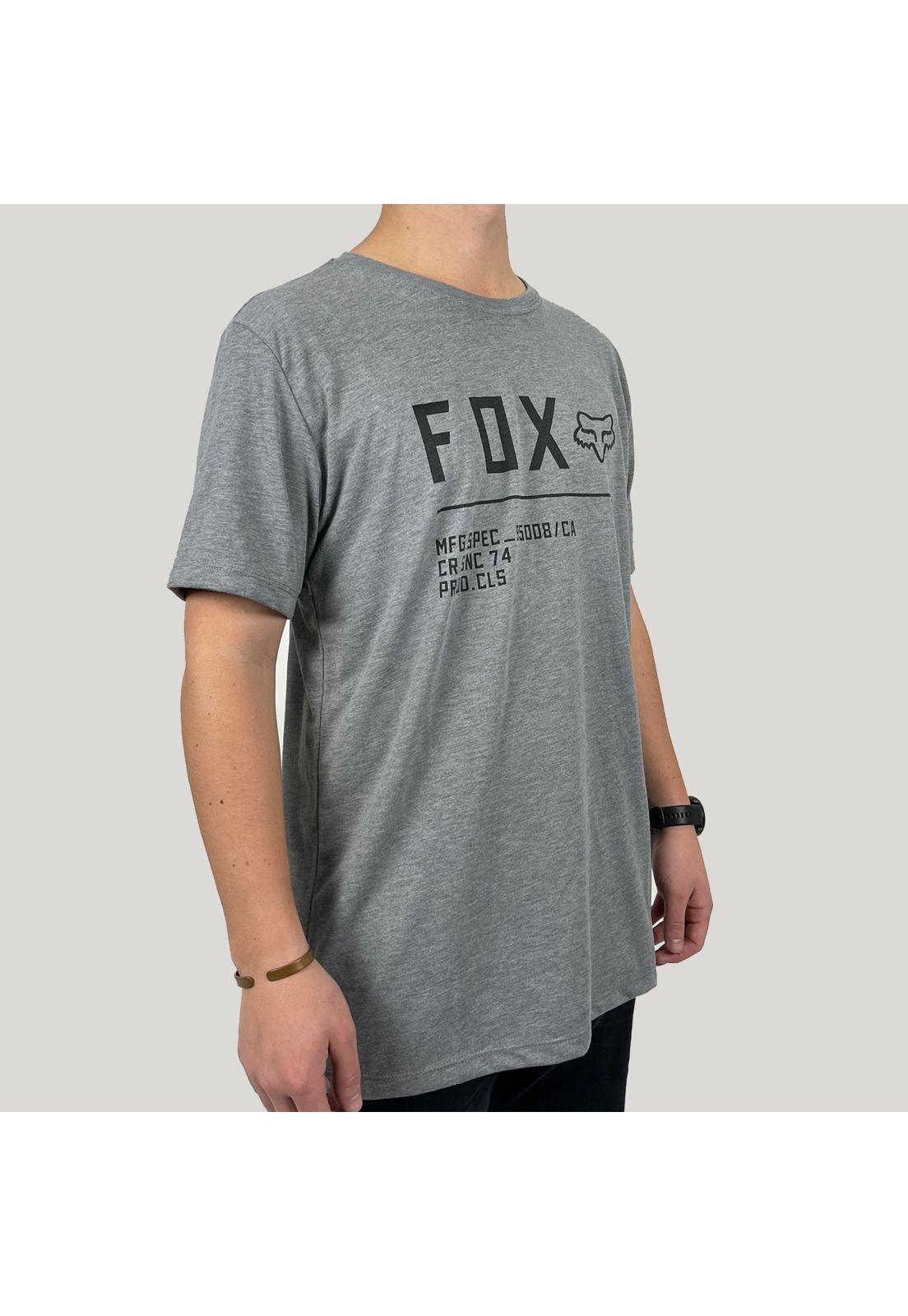 Polera Lifestyle Basic Gris Fox-2