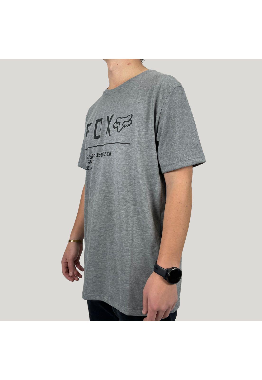 Polera Lifestyle Basic Gris Fox-3