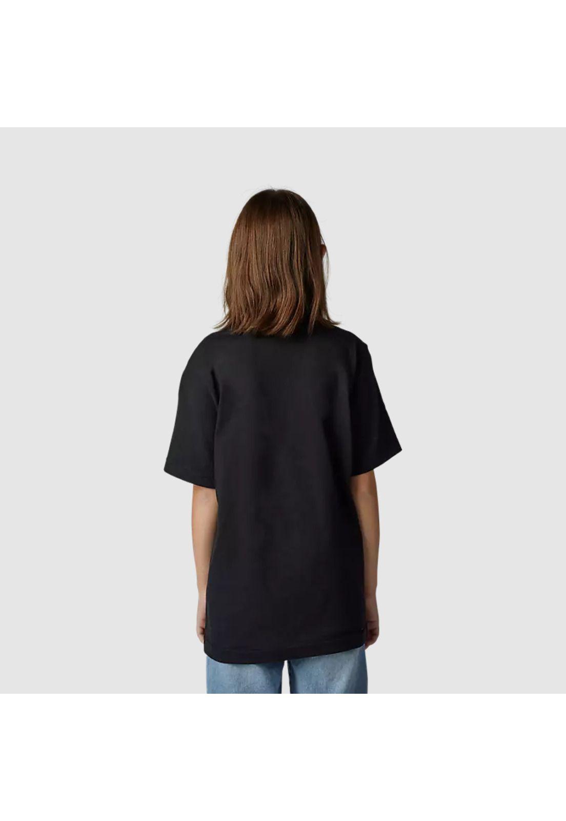 Polera Lifestyle Niño Barb Wire II Negro Fox-1