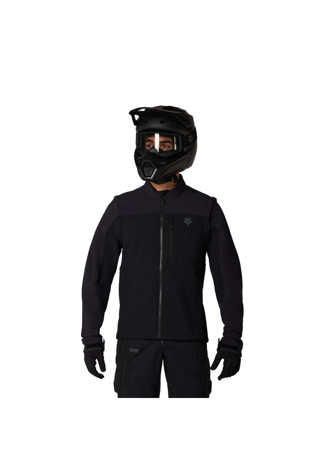 Chaqueta Moto Ranger Softshell Off-Road Negro Fox-3