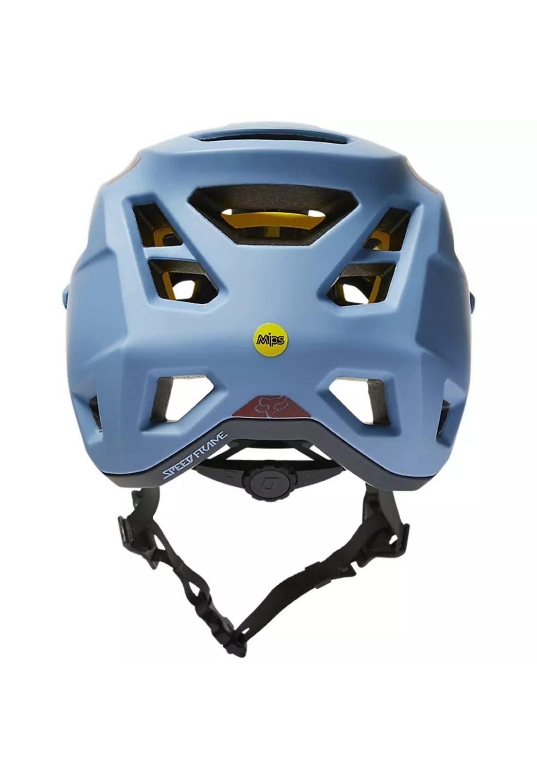 Casco Bicicleta Speedframe Mips Celeste Fox-3