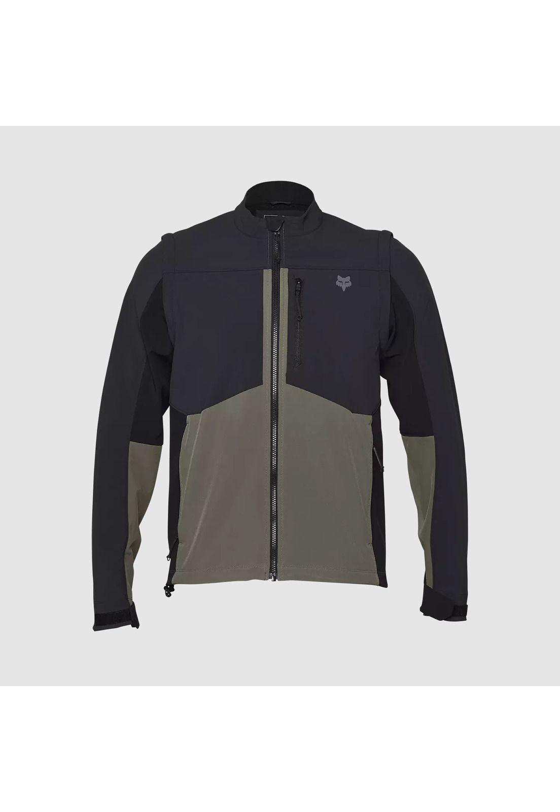 Chaqueta Moto Ranger Off-Road Softshell Negro/Cafe Fox-0
