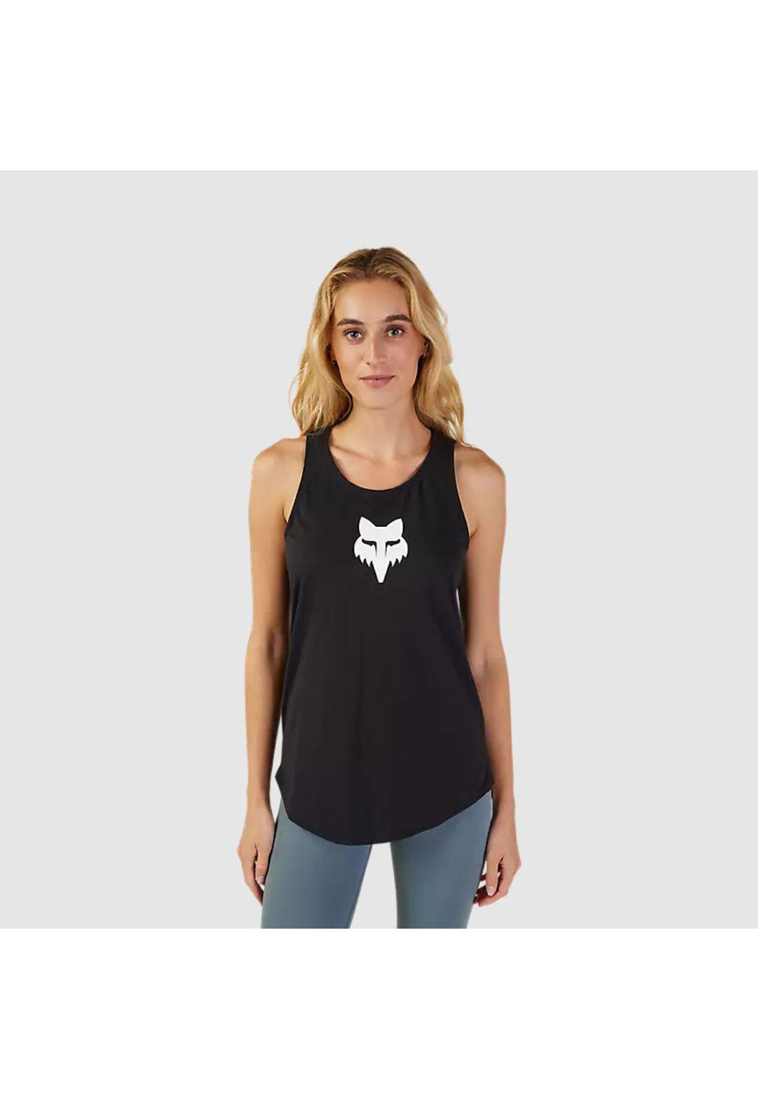 Copia de Polera Lifestyle Mujer Fox Head Negro/Blanco Fox-0