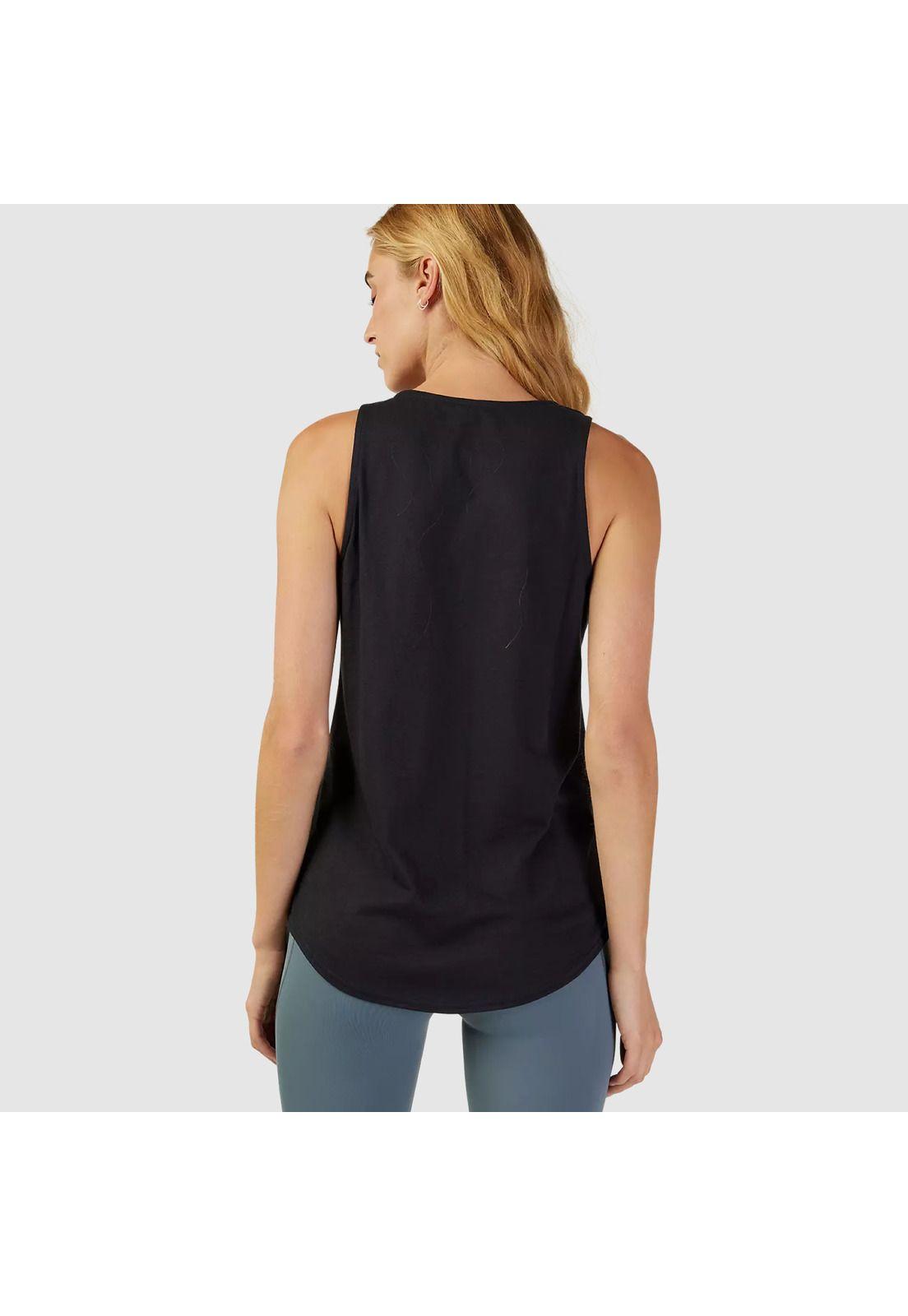 Copia de Polera Lifestyle Mujer Fox Head Negro/Blanco Fox-1