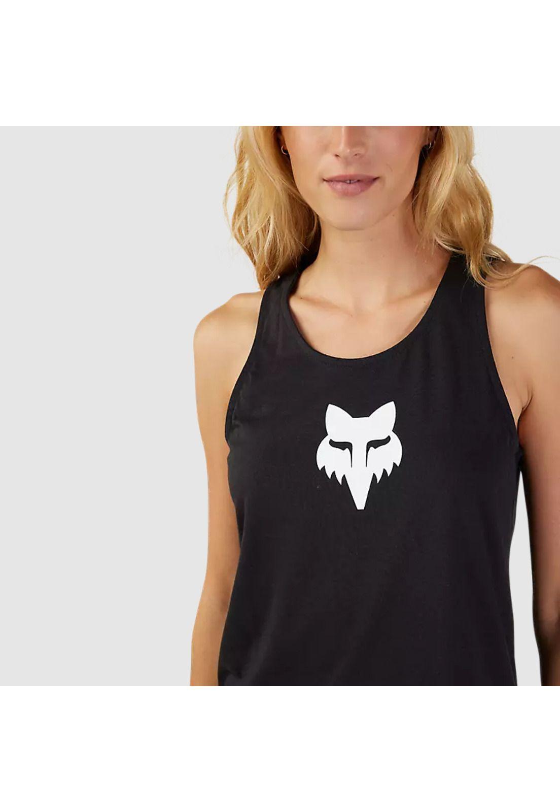 Copia de Polera Lifestyle Mujer Fox Head Negro/Blanco Fox-3