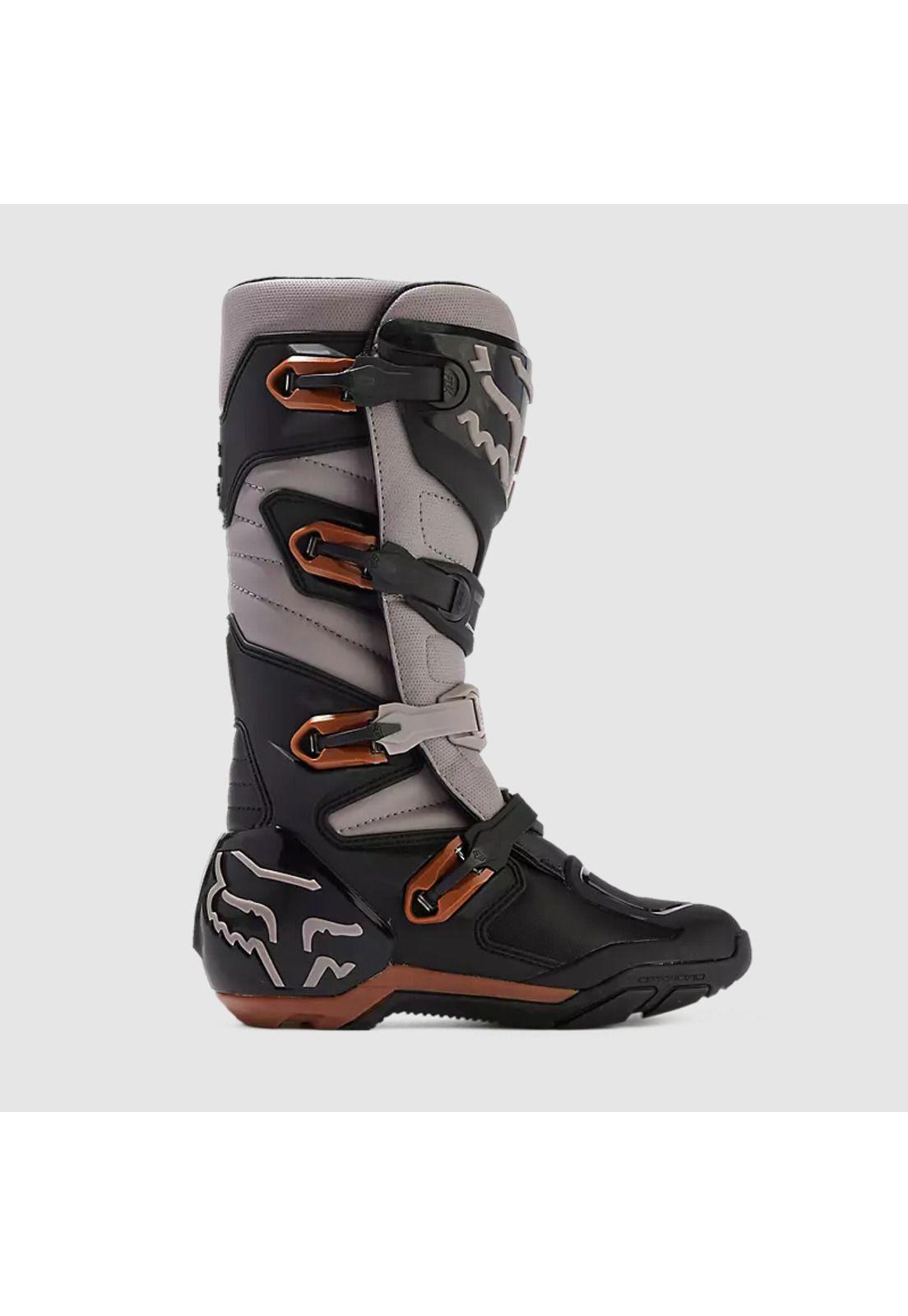 Botas Moto Comp X Negro/Cafe Fox-1