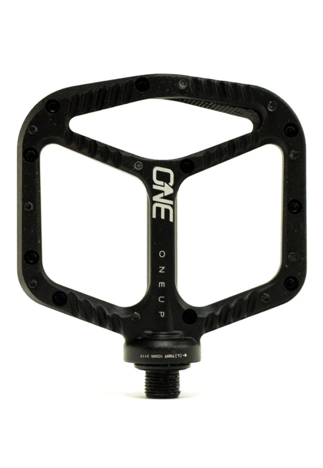 Pedales Bicicleta Flat Aluminio Negro One Up-2