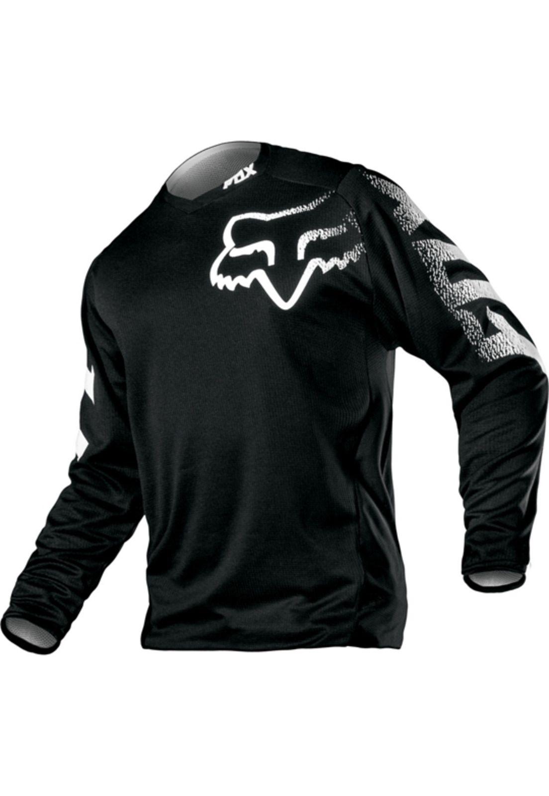 Polera Moto Niño Blackout Negro Fox-0