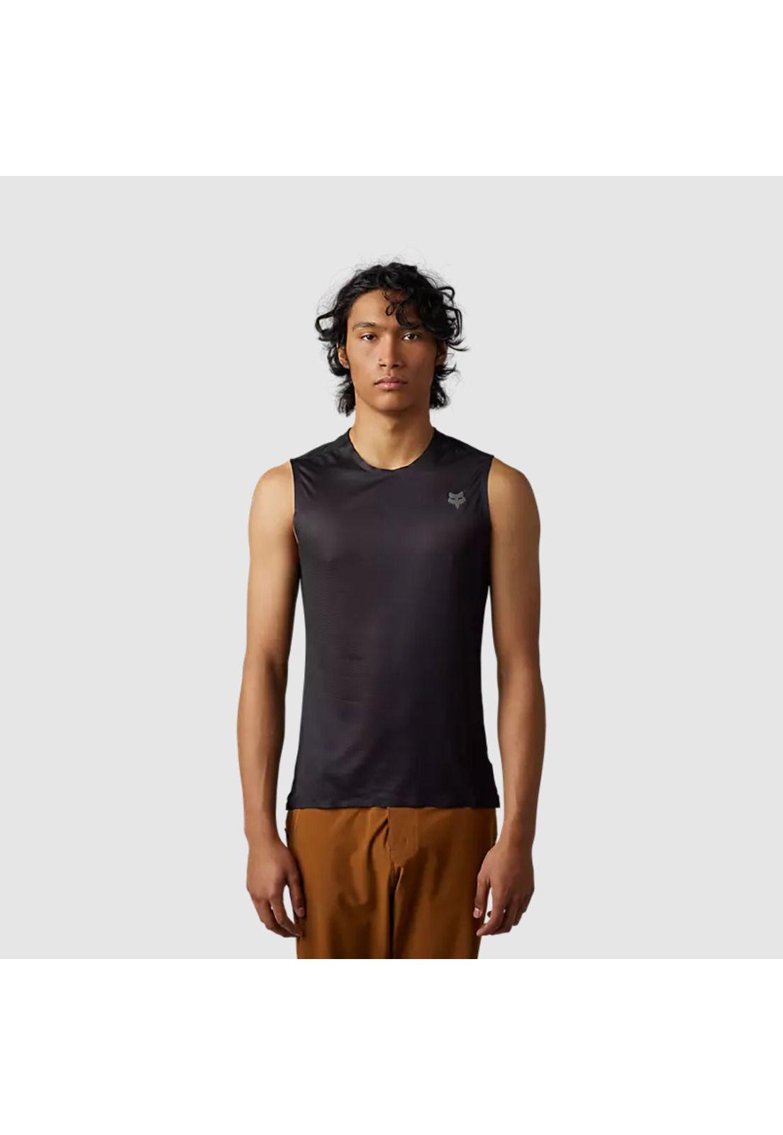 Polera Bicicleta Flexair Ascent Sin Mangas Negro Fox-0
