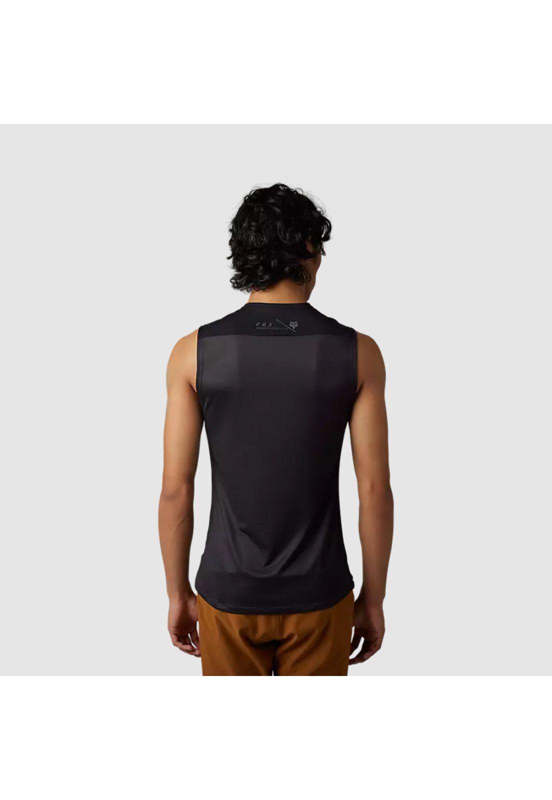 Polera Bicicleta Flexair Ascent Sin Mangas Negro Fox-1