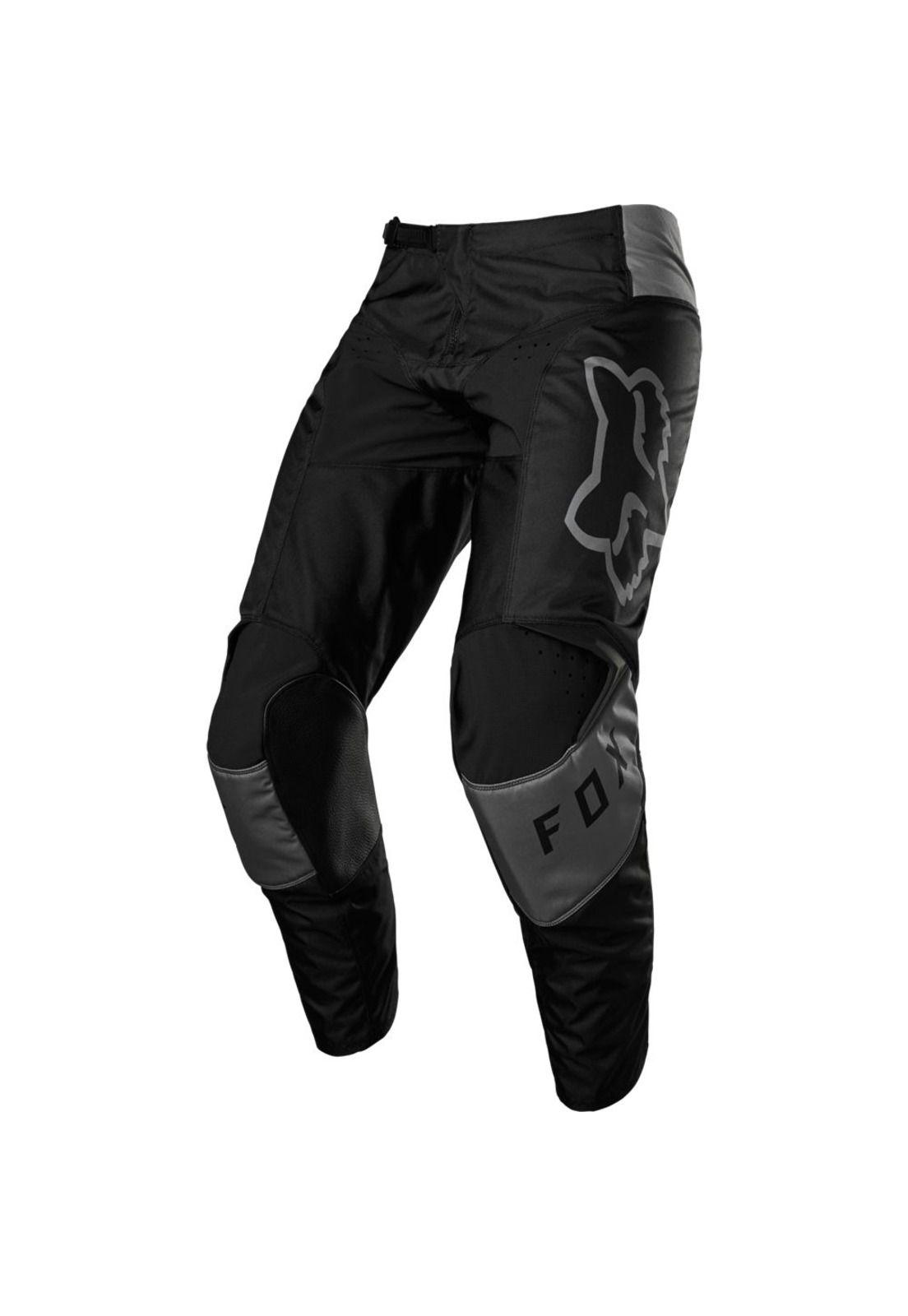 Pantalon Moto 180 Lux Negro/Gris Fox-1
