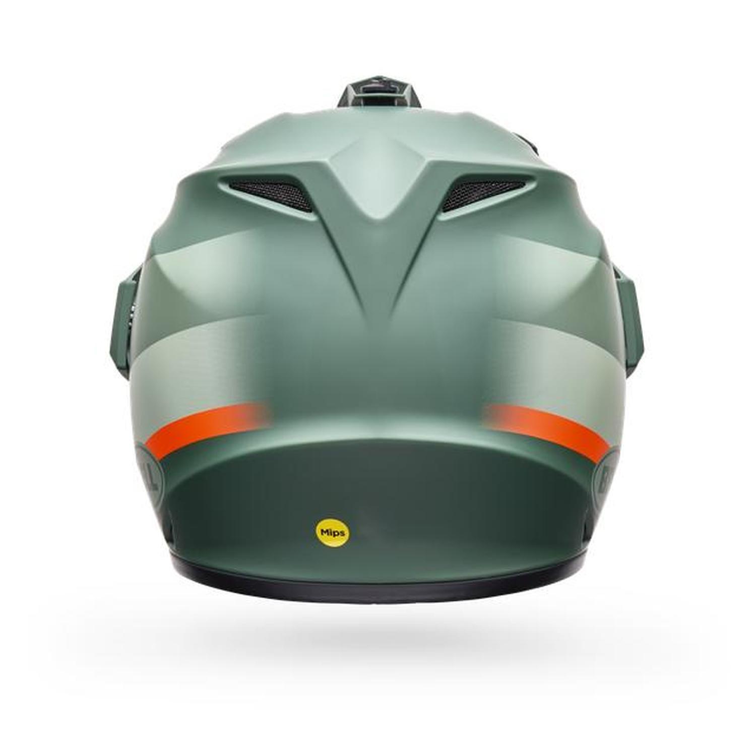 Casco Moto Calle MX-9 ADV Certificado QR Verde Bell-3