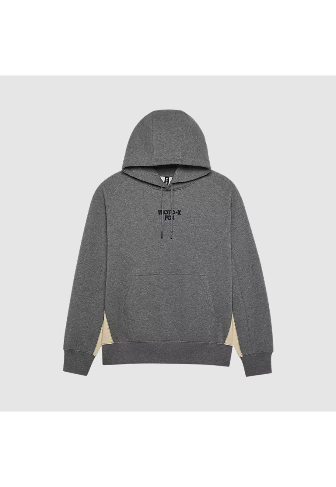 Poleron Lifestyle Moto-X Oversized Gris Fox-0