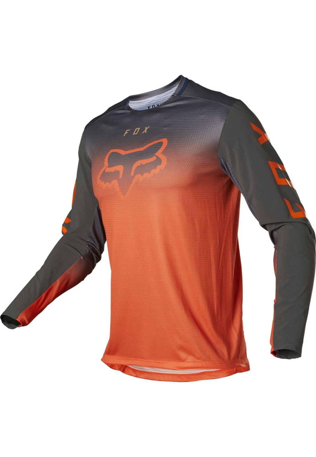 Polera Moto Legion Naranjo Fox-1