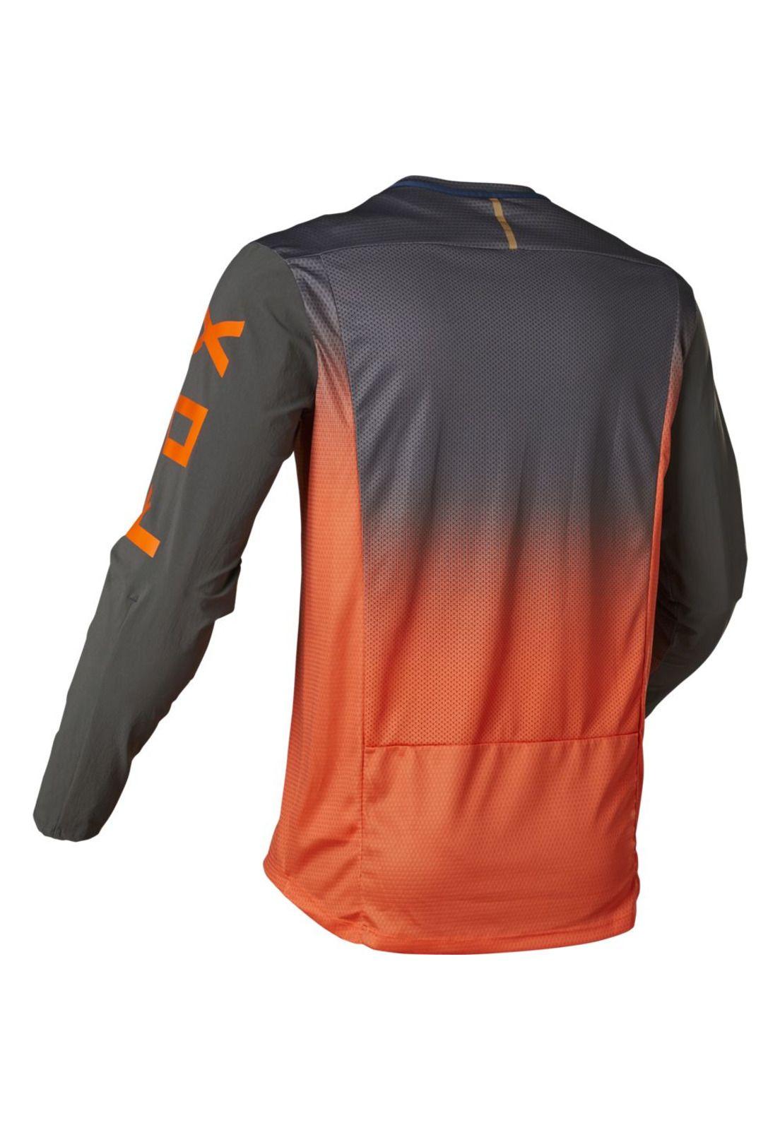 Polera Moto Legion Naranjo Fox-2