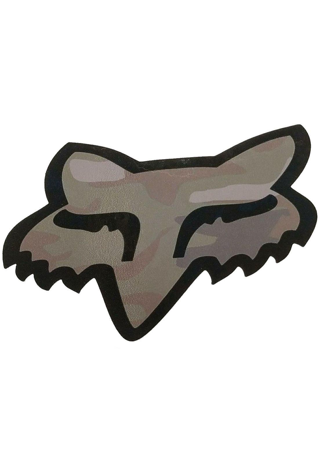 Sticker Negro Camo Fox-0