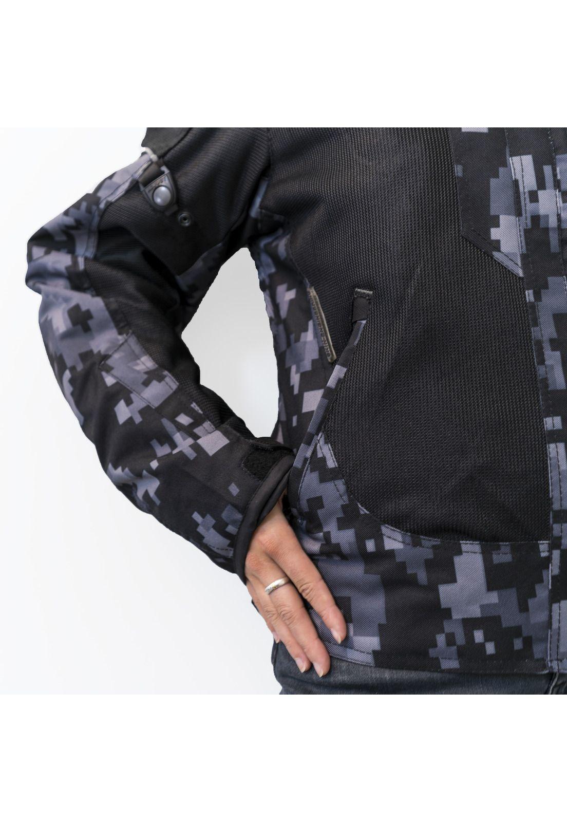 Chaqueta Moto Calle Mujer Cairo Camo KMZ-4
