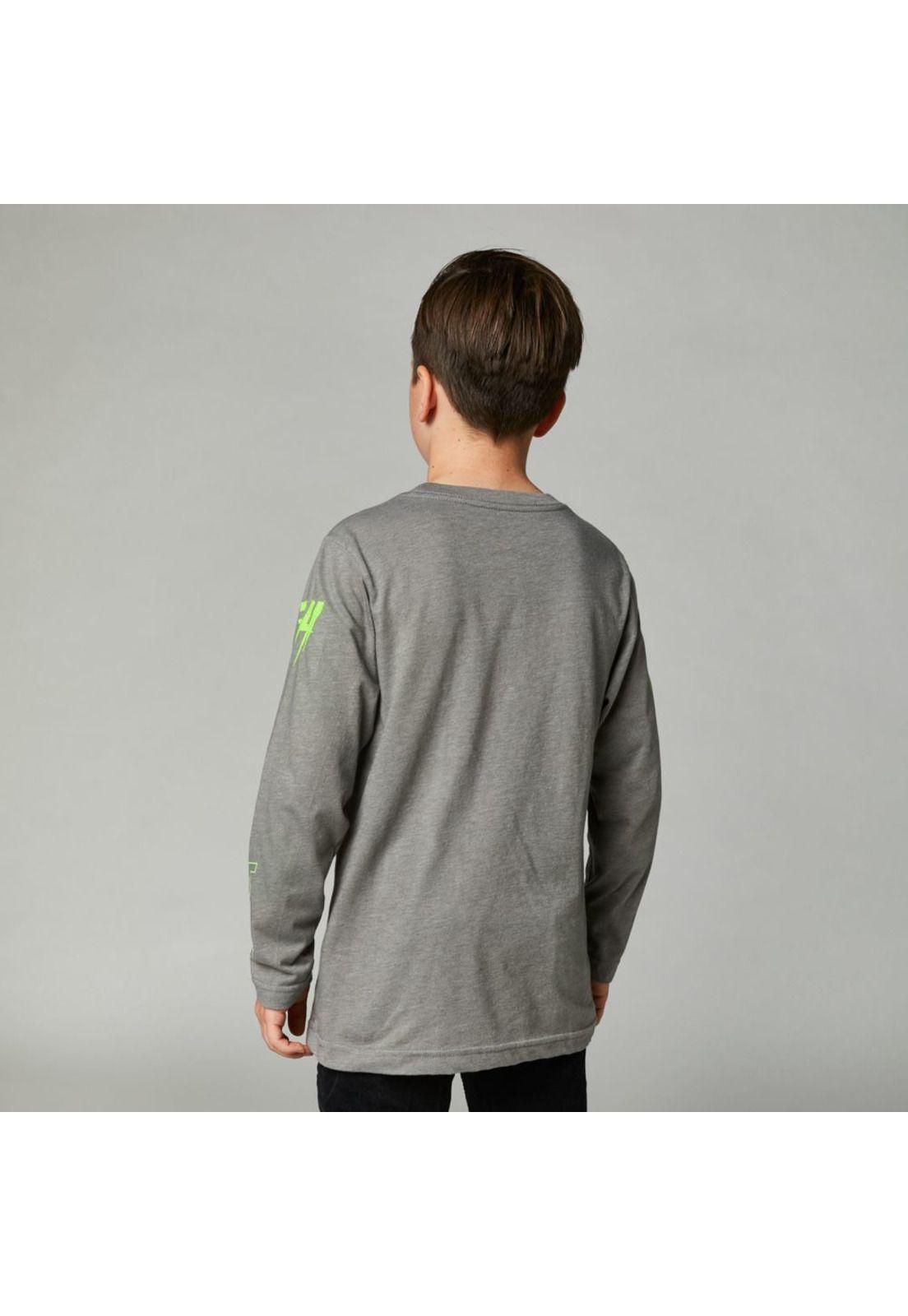 Polera Lifestyle Niño Manga Larga Riet Gris Fox-1