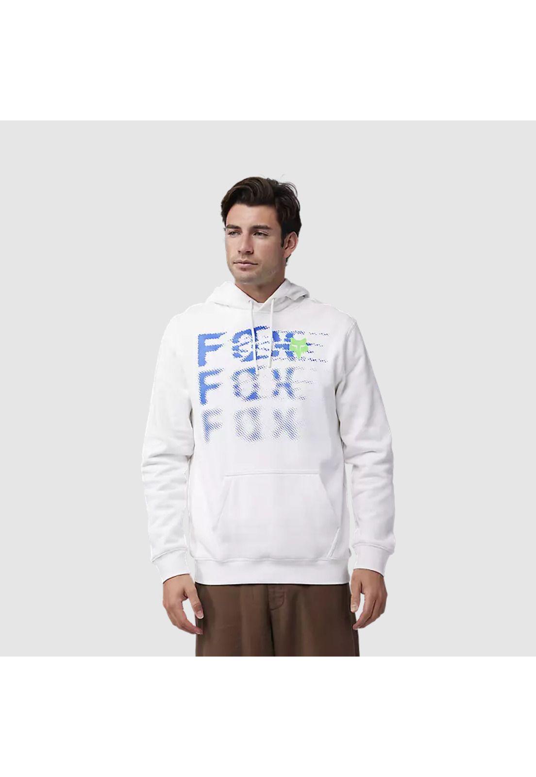 Poleron Lifestyle Canguro Emotion Blanco Fox-2