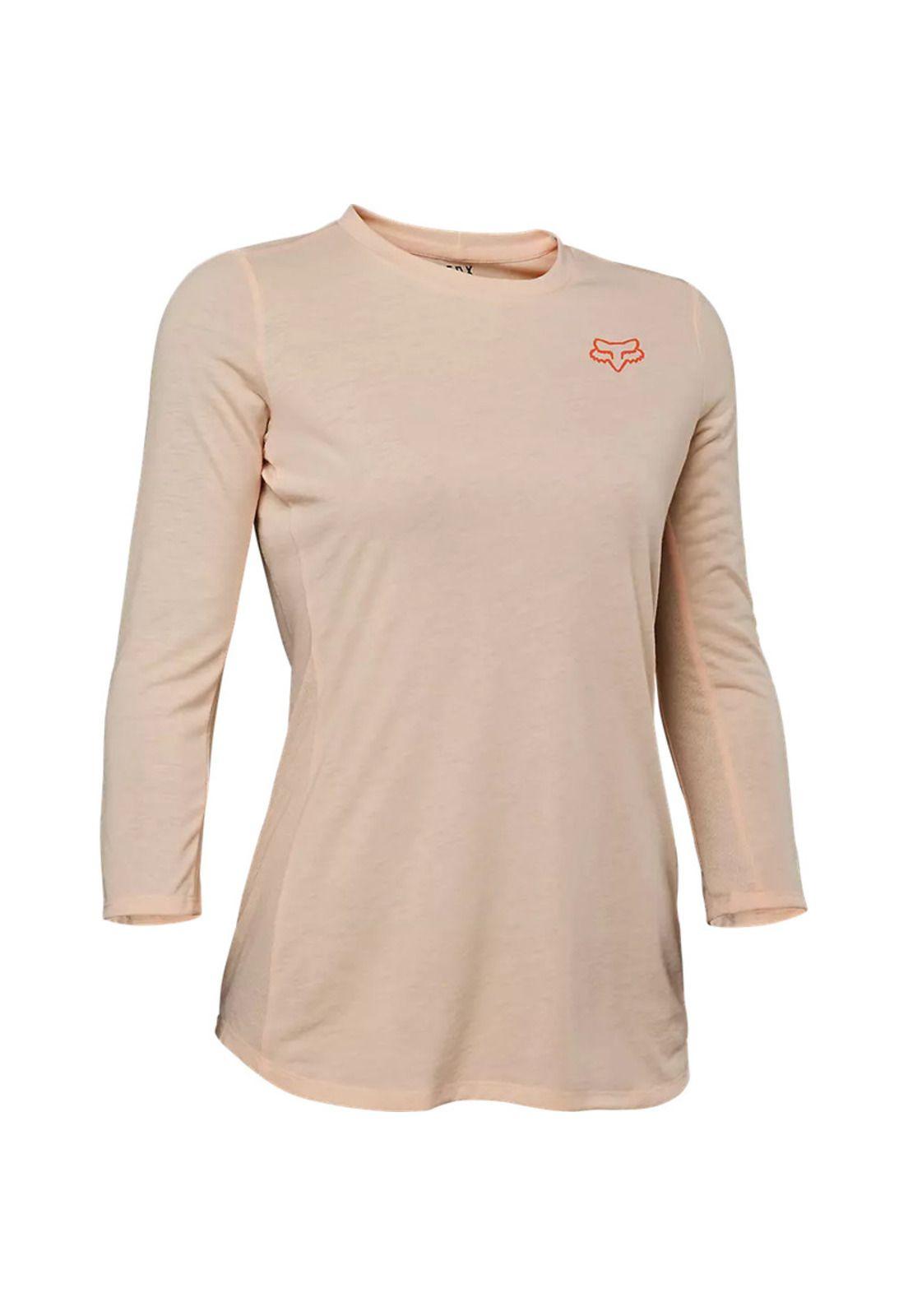 Polera Bicicleta Mujer Ranger Drirelease® 3/4 Rosado Claro Fox-0