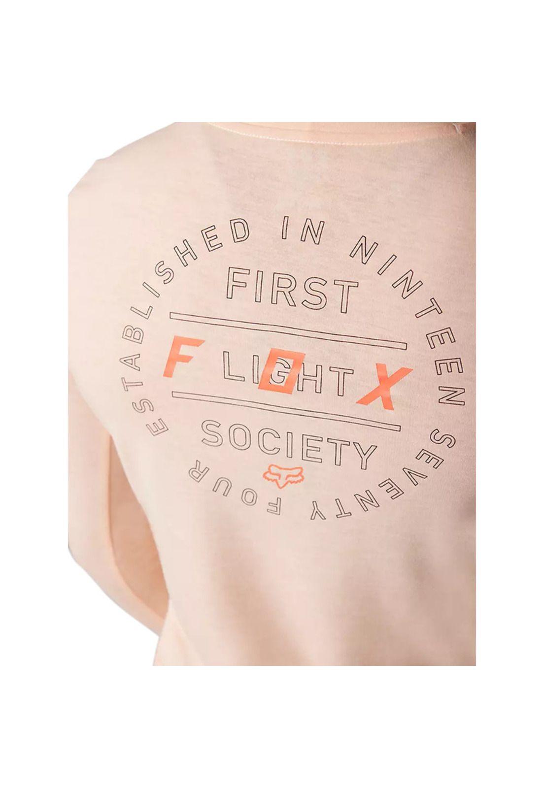 Polera Bicicleta Mujer Ranger Drirelease® 3/4 Rosado Claro Fox-3