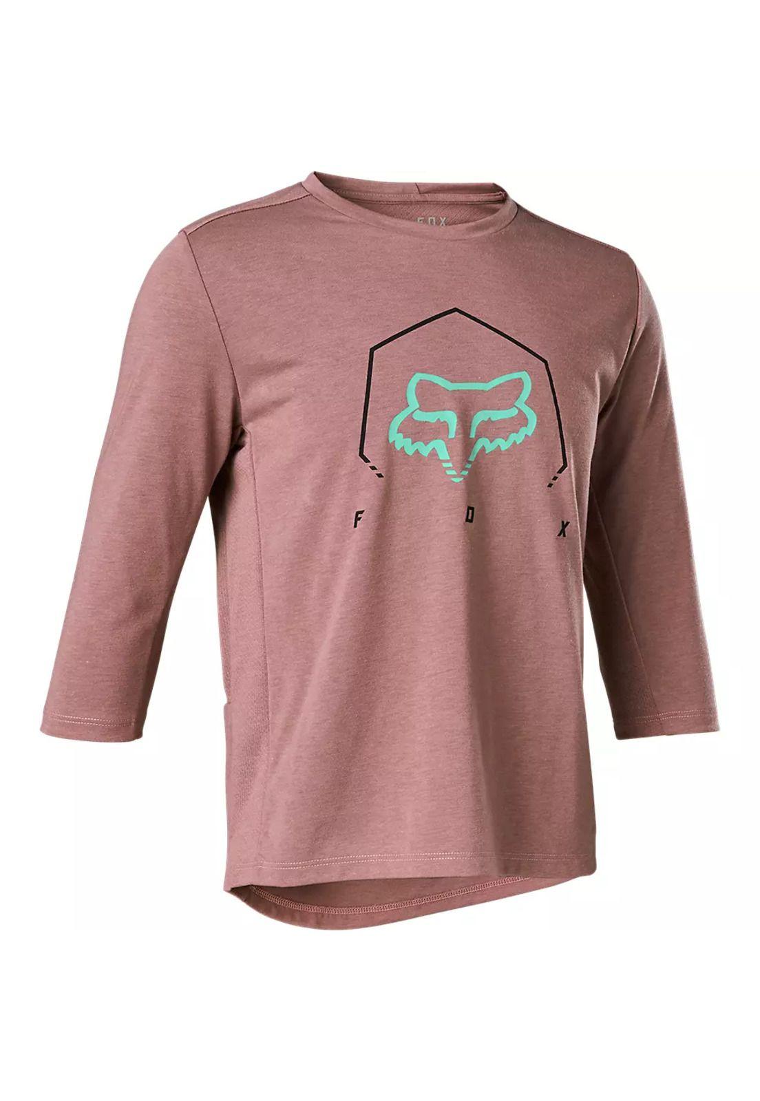 Polera Bicicleta Niño Ranger Drirelease® Manga 3/4 Morado Fox-0
