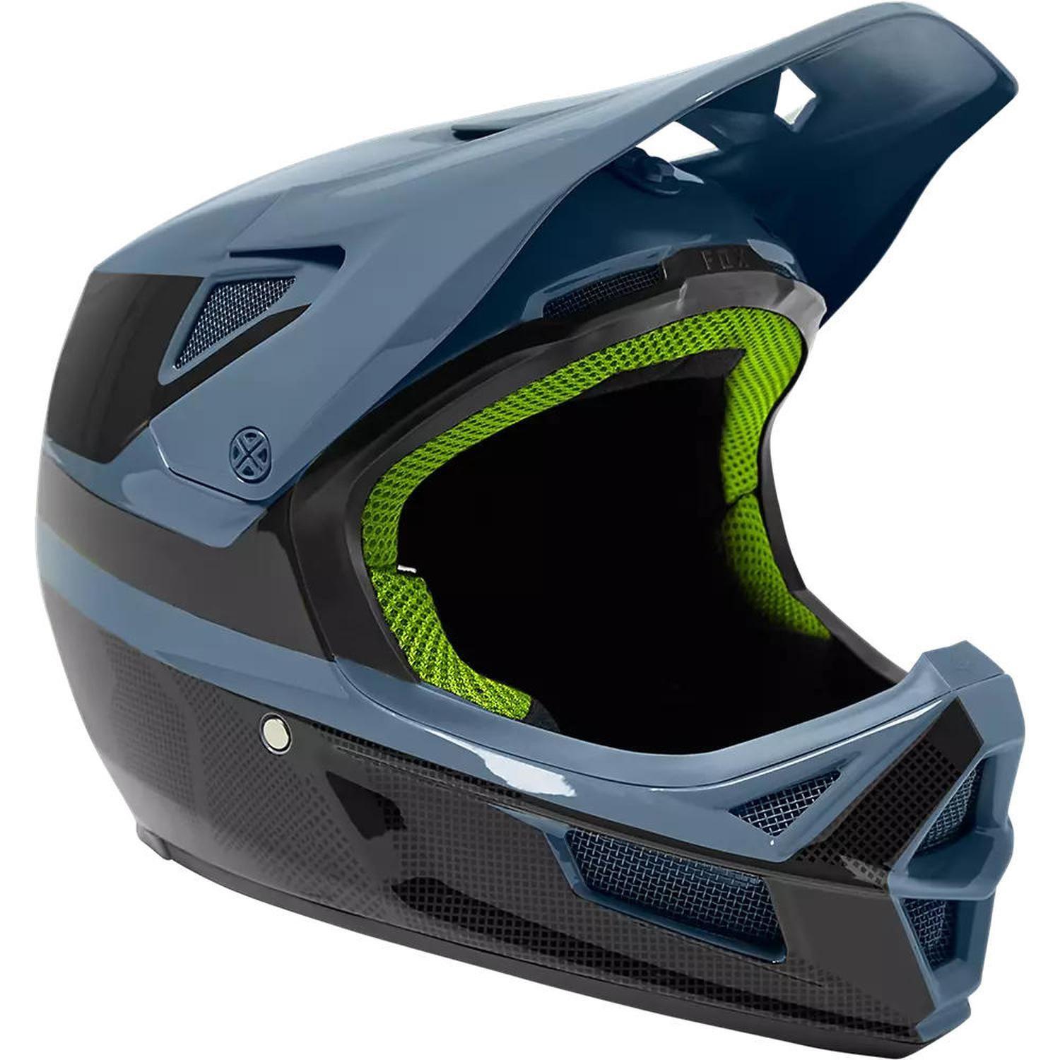 Casco Bicicleta Rampage Comp Azul Fox-0