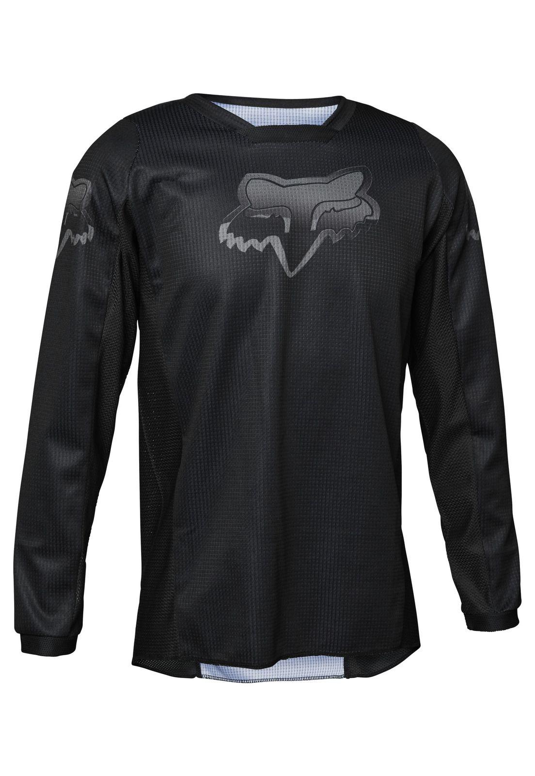 Polera Moto Infantil Blackout Negro Fox-0