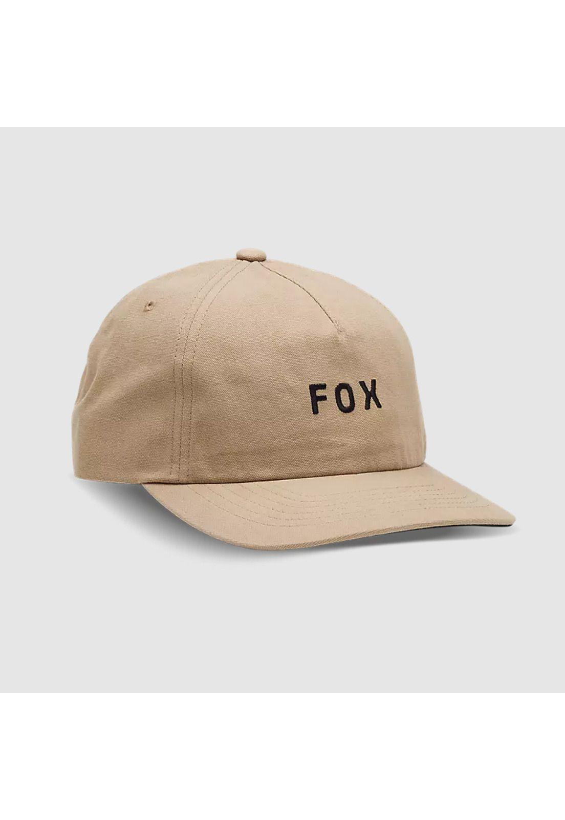 Gorro Jockey Lifestyle Mujer Wordmark Cafe Claro Fox-1