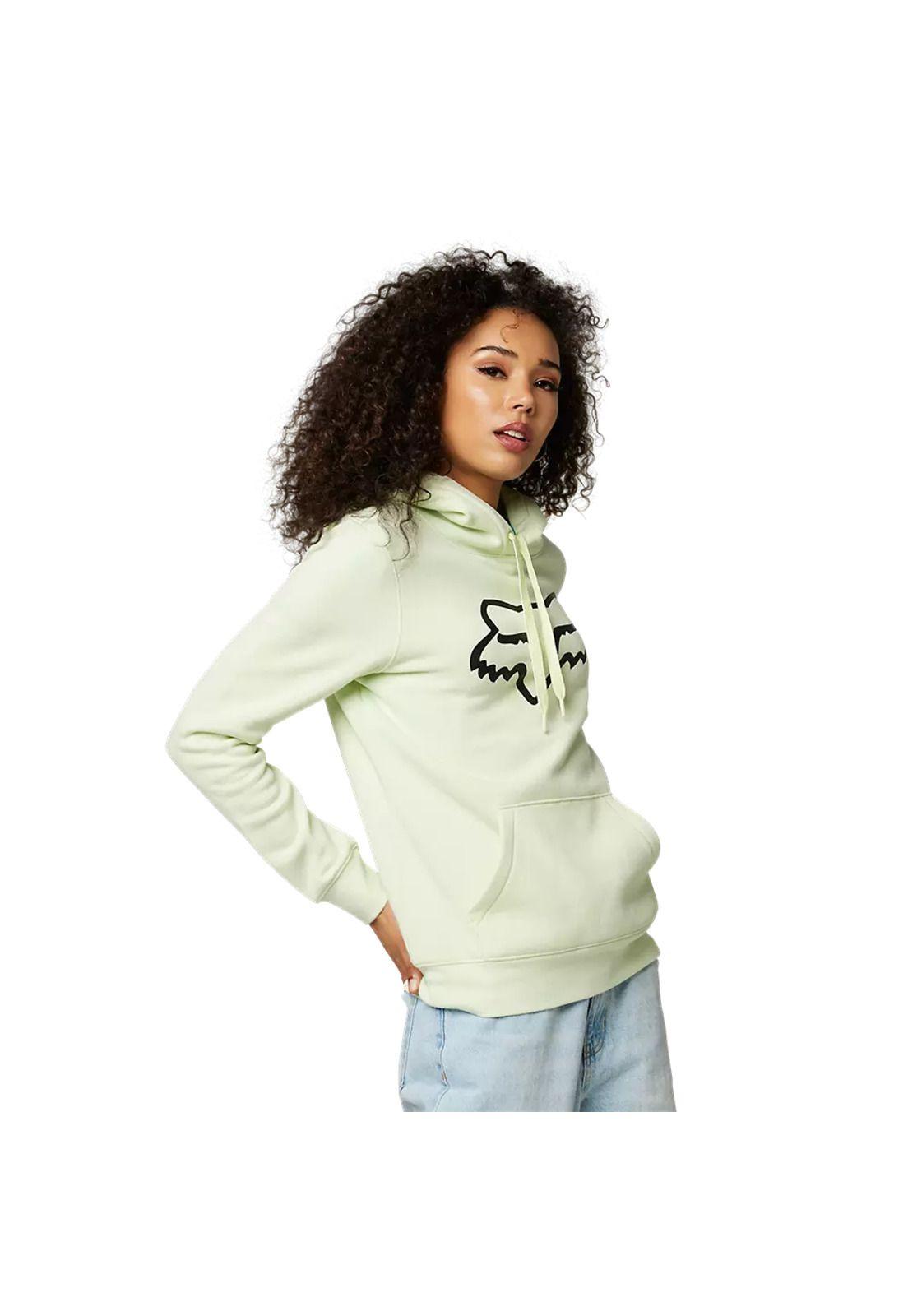 Poleron Lifestyle Mujer Boundary Verde Agua Fox-1