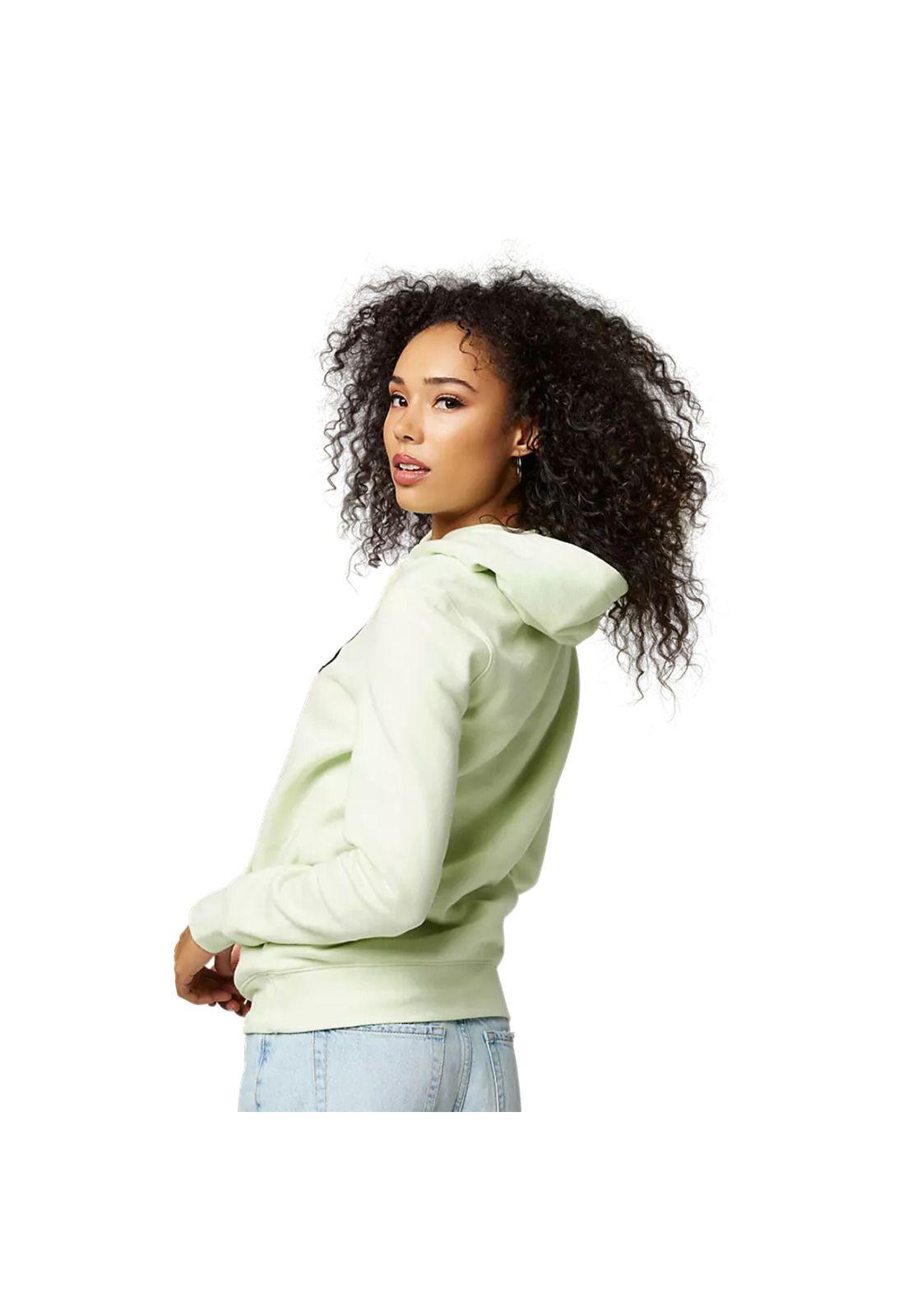 Poleron Lifestyle Mujer Boundary Verde Agua Fox-2