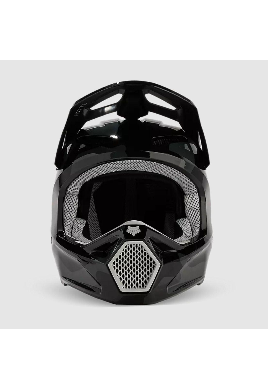 Casco Moto V1 BNKR Negro Fox-2