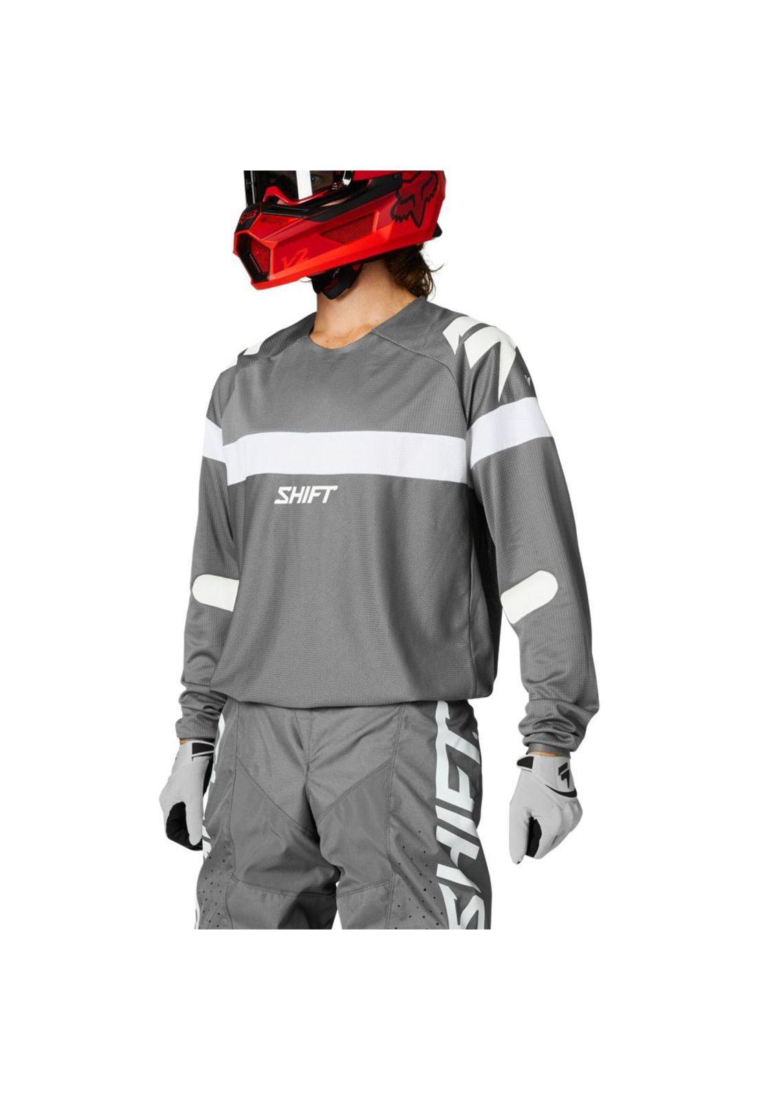 Polera Moto White Label Void Gris Shift-2