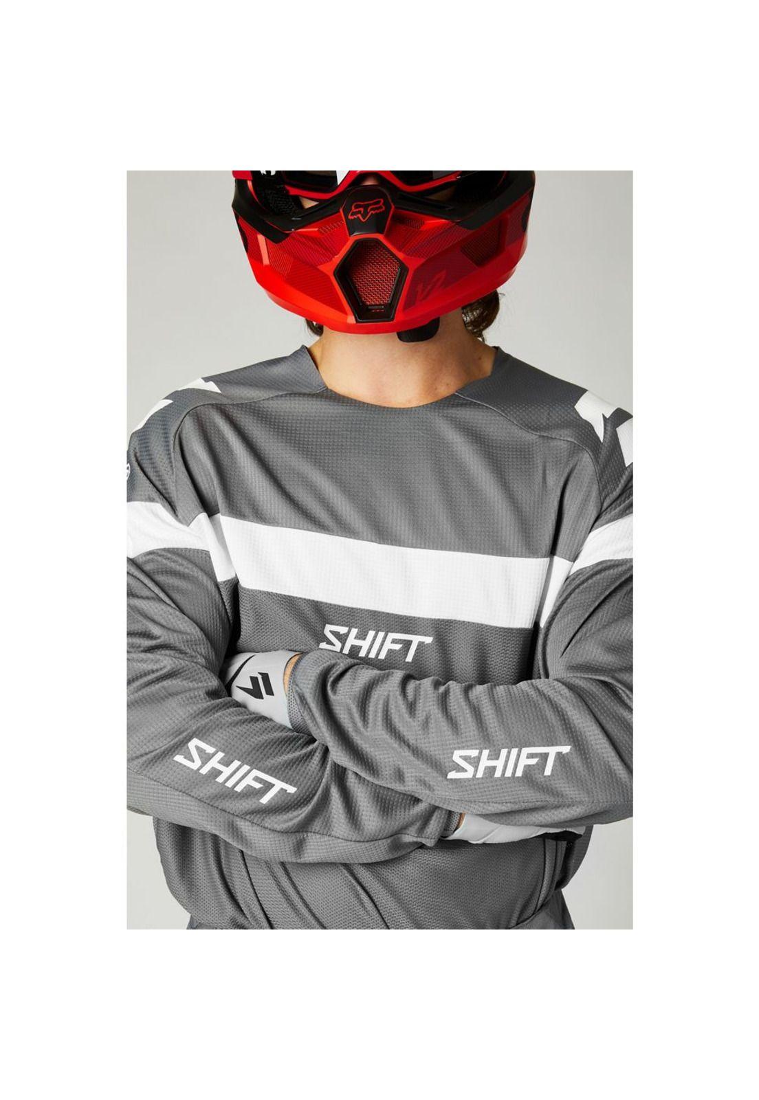 Polera Moto White Label Void Gris Shift-4
