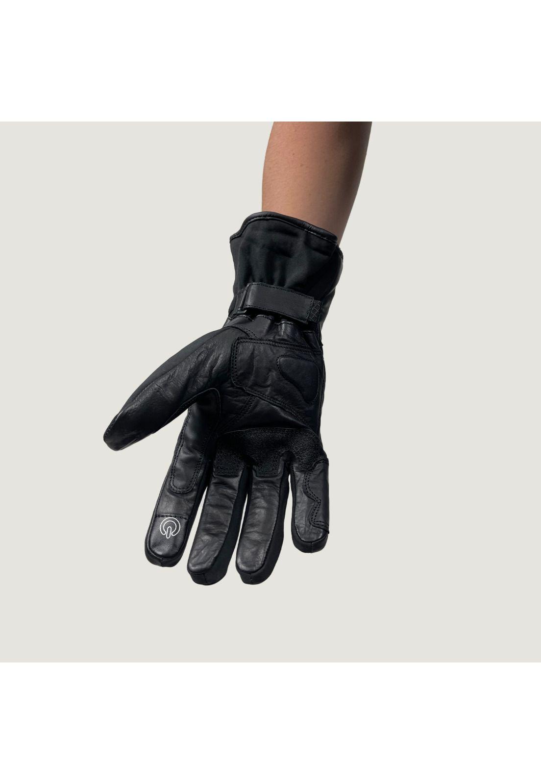 Guantes Moto Calle Invierno Negro KMZ-1