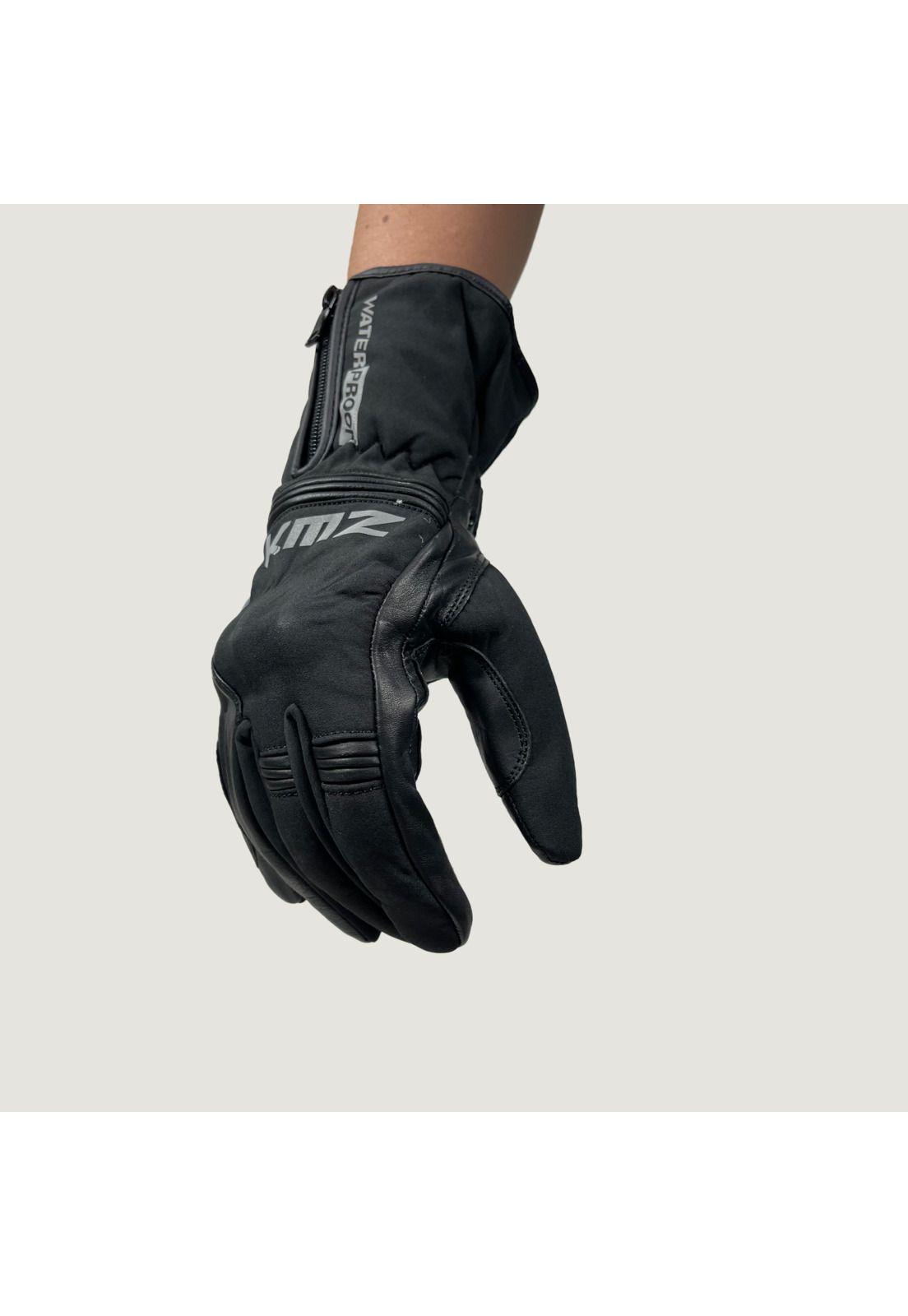 Guantes Moto Calle Invierno Negro KMZ-2
