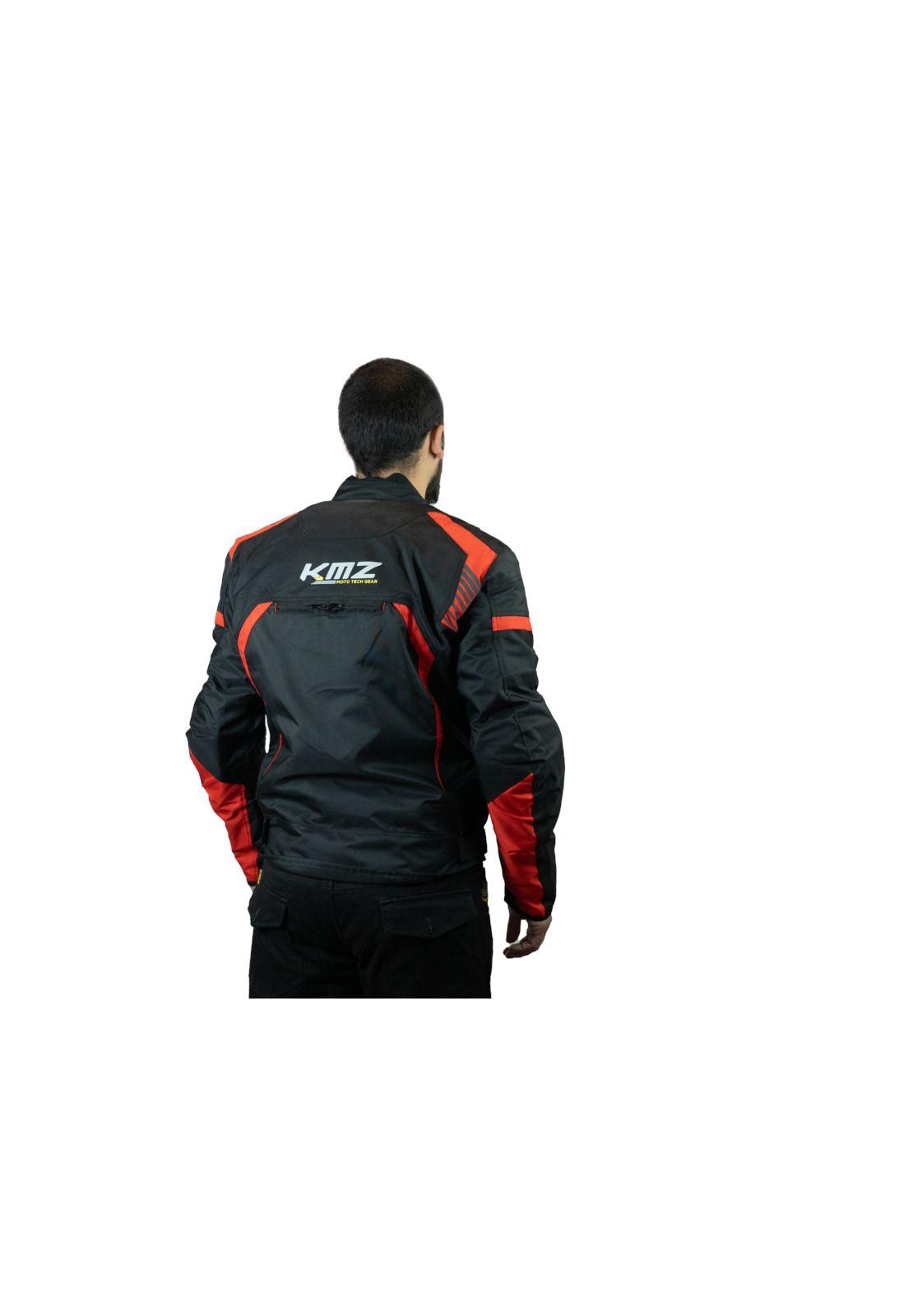 Chaqueta Moto Calle Doctor Negro/Rojo KMZ-1