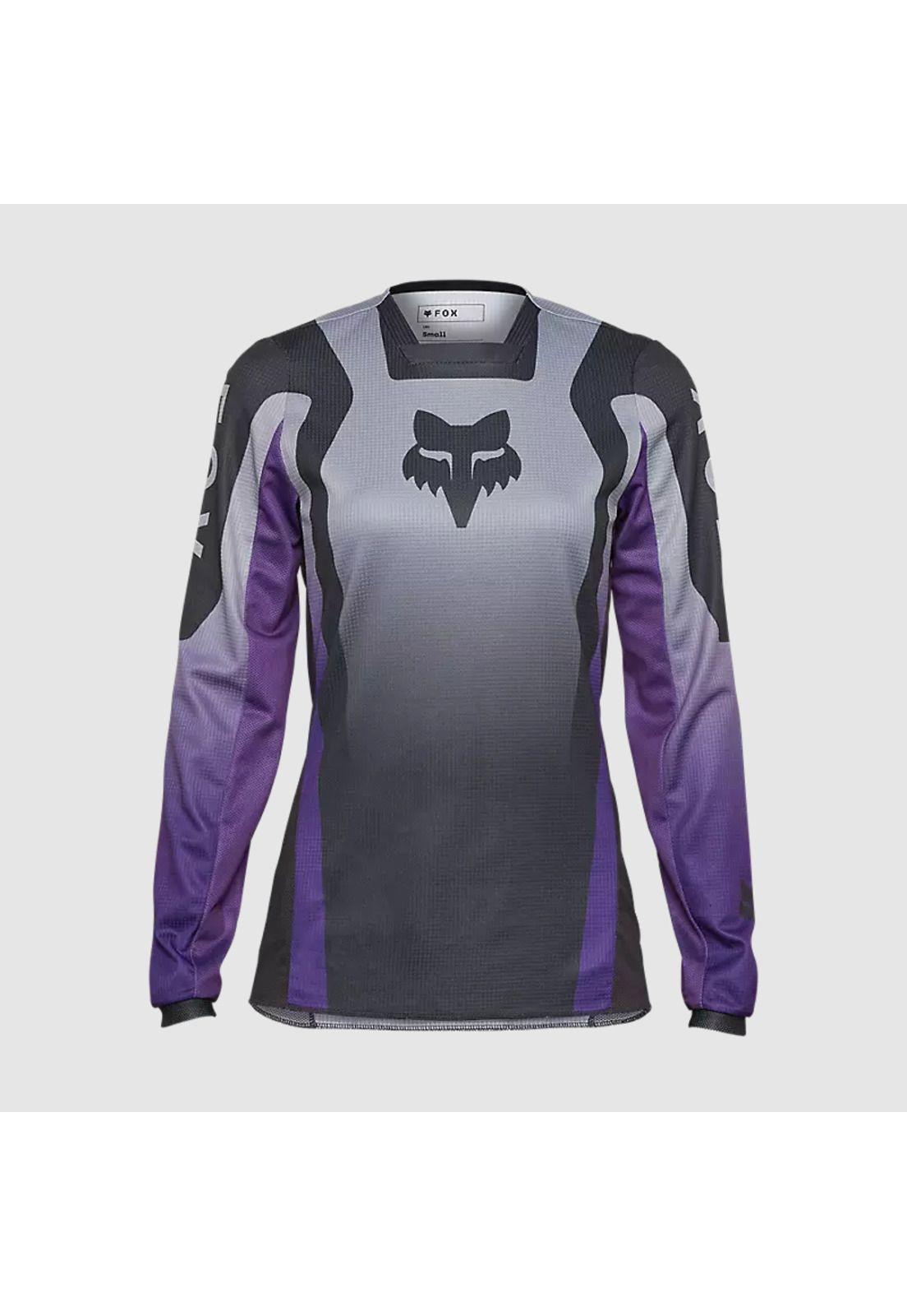 Polera Moto Mujer 180 Lean Morado Fox-0
