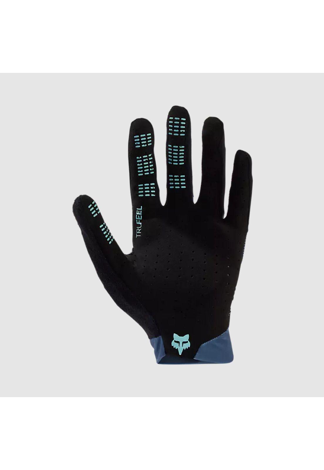 Guantes Bicicleta Flexair Race Azul Acero Fox-1