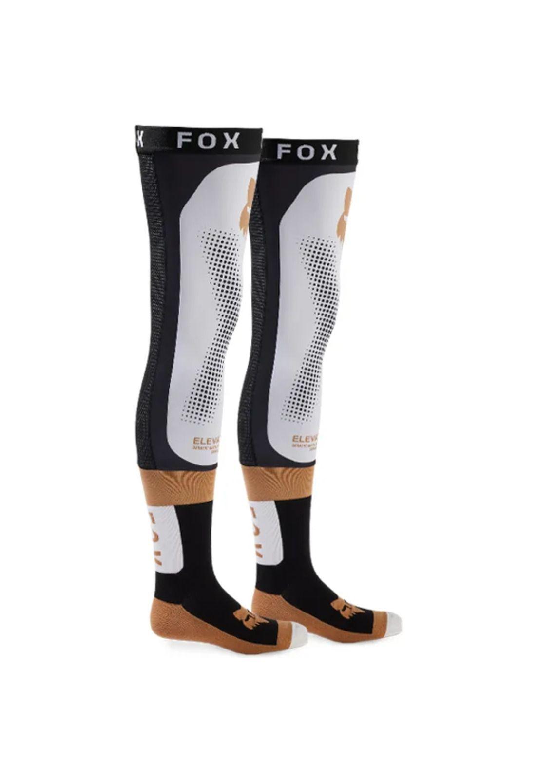 Calcetines Moto Flexair Blanco/Negro Fox-0