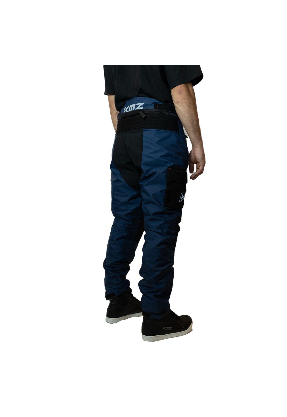 Pantalon Moto Calle Prime Nomad Azul Kmz-2