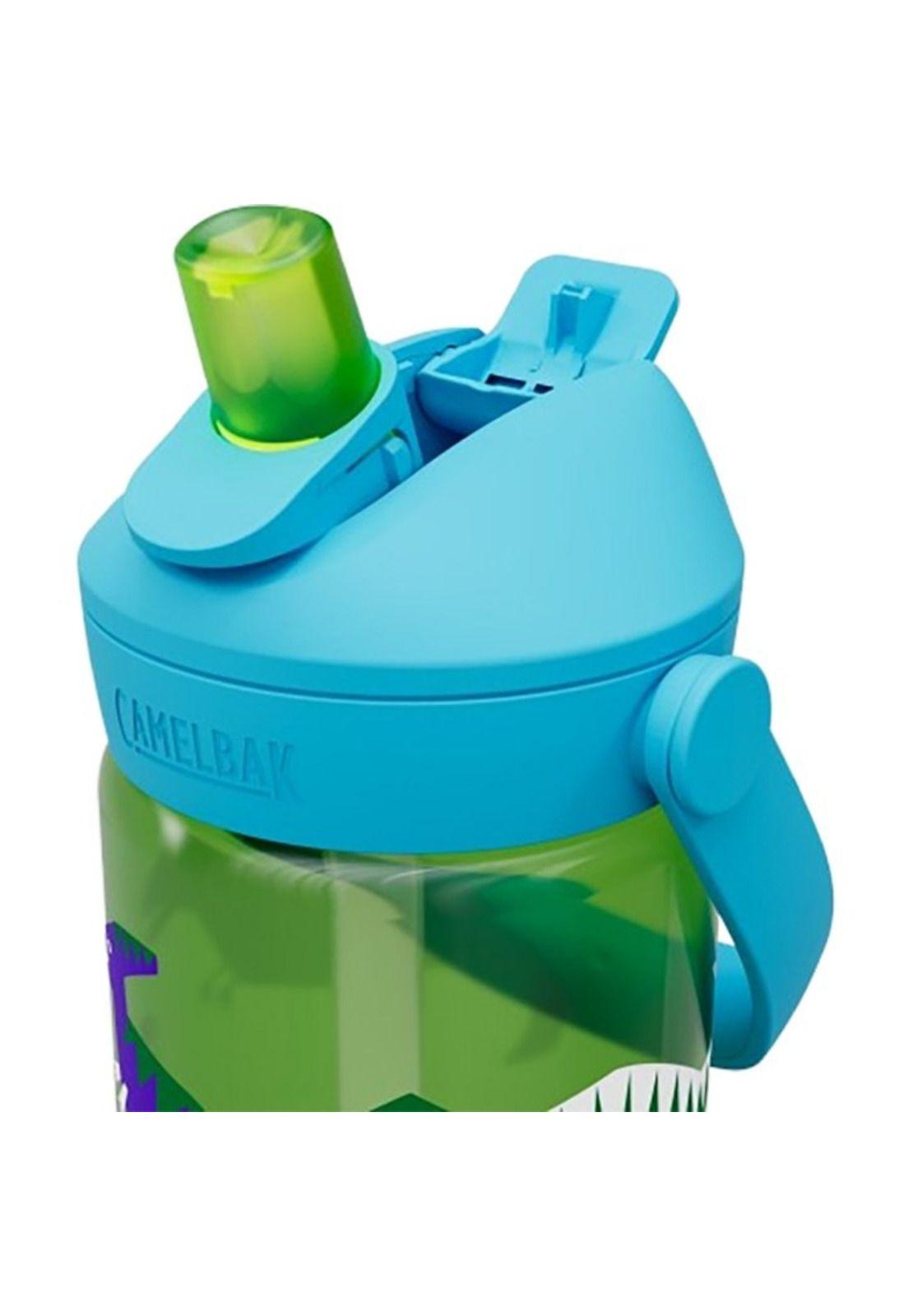 Botella Infantil Thrive Flip Straw Hip Dinos 400ml Verde CamelBak-2