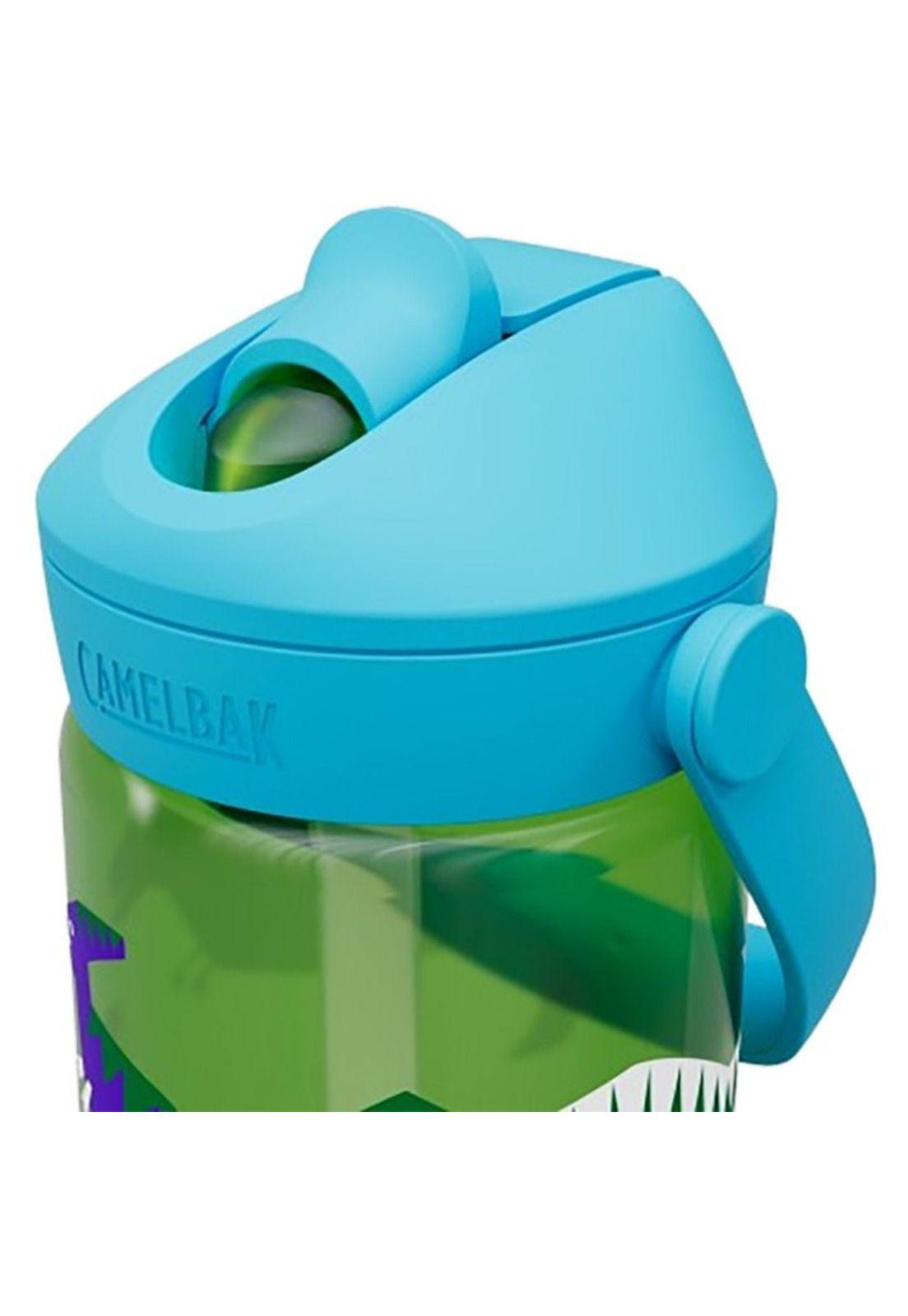 Botella Infantil Thrive Flip Straw Hip Dinos 400ml Verde CamelBak-3